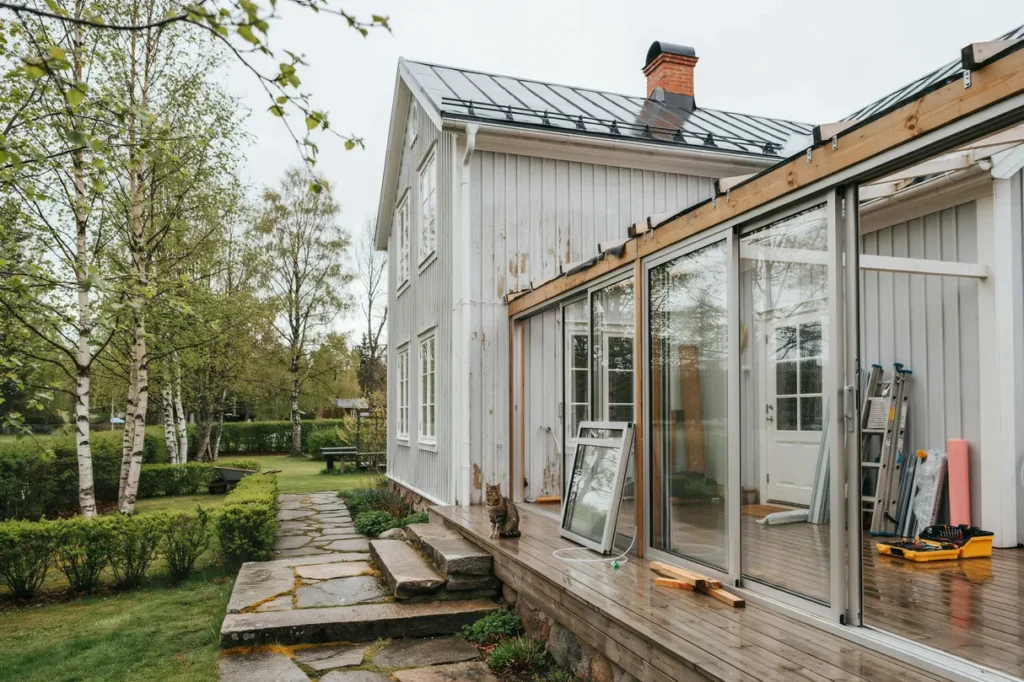 glasa in verandan eller bygga uterum s v ljer du r tt l sning f r huset
